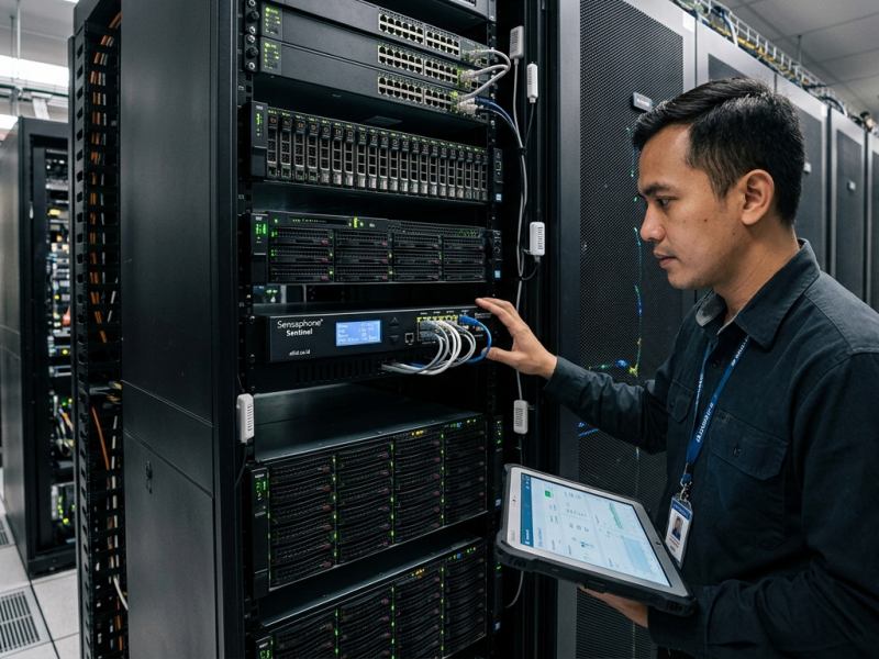 Sensaphone Sentinel: Solusi Monitoring Data Center yang Andal dan Real-Time
