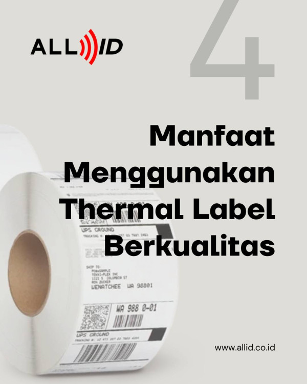 ???? Thermal Label Berkualitas, Pilihan Tepat untuk Bisnis!
Dari daya tahan tinggi hingga efisiensi biaya, thermal label yang tepat nggak hanya mendukung operasionalmu tapi juga memastikan setiap proses berjalan lancar. Cocok untuk berbagai kebutuhan industri seperti ritel, logistik, dan kesehatan.
Temukan thermal label terbaik hanya di allid.co.id! ????Demo Gratis Area Jakarta | Hubungi Kami Sekarang!

www.allid.co.id
helloallid.co.id
0813-1775-9578

ThermalLabel LabelPrinting AllID CetakOptimal PrinterTip